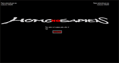 Desktop Screenshot of homonosapiens.com